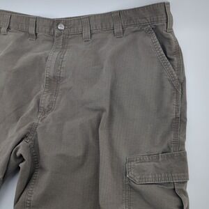 Carhartt Cargo Shorts‎ Mens Size 48 Brown Relaxed Fit Ripstop Work Outdoors EUC